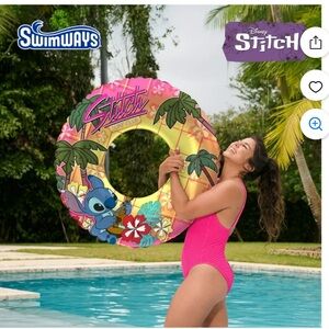 SwimWays Disney Stitch Swim Tube Pool Float Brand New NIB